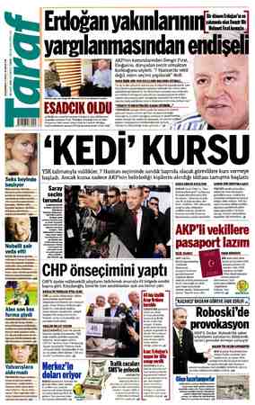 Taraf Gazetesi 30 Mart 2015 kapağı