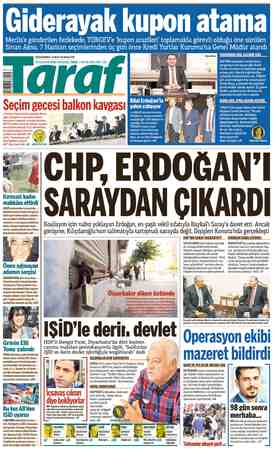 Taraf Gazetesi 11 Haziran 2015 kapağı