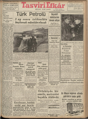 Tasviri Efkar Gazetesi 5 Ekim 1940 kapağı