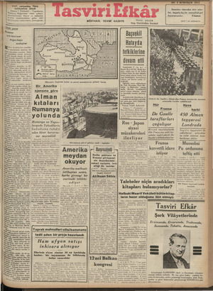 Tasviri Efkar Gazetesi 8 Ekim 1940 kapağı