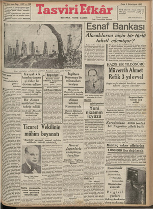 Tasviri Efkar Gazetesi 11 Ekim 1940 kapağı