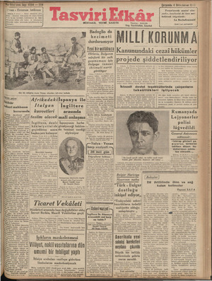 Tasviri Efkar Gazetesi 4 Aralık 1940 kapağı