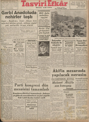Tasviri Efkar Gazetesi 28 Aralık 1940 kapağı