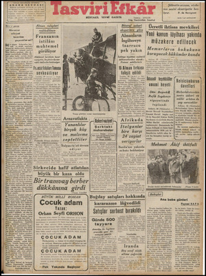 Tasviri Efkar Gazetesi 29 Aralık 1940 kapağı