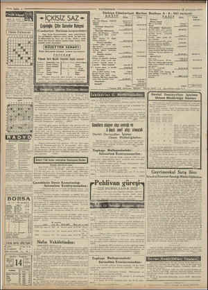 Tasviri Efkar Gazetesi 14 Ağustos 1941 kapağı