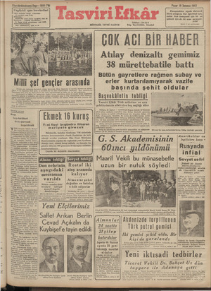Tasviri Efkar Gazetesi 19 Temmuz 1942 kapağı