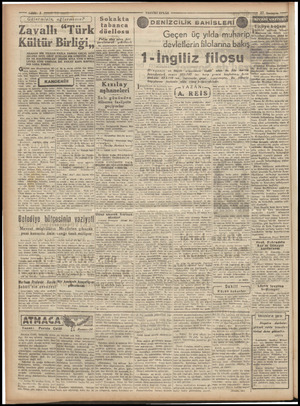  ——— Sahile: 3 Ğ avallı “Türk ültür B_ı_ı_rli_ği,, DÜN ACA- ülermişin, ağlarınısın? vi L Mu—mnnzuı:_m İDİ FAKAT KAPI KAPALI, |