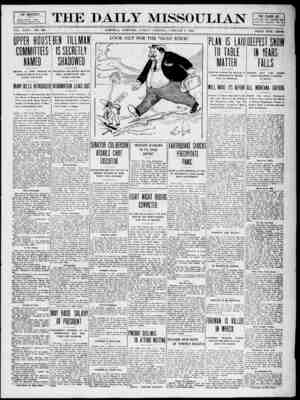 The Daily Missoulian Newspaper January 8, 1909 kapağı