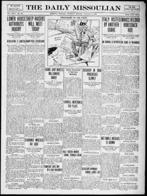 The Daily Missoulian Newspaper January 14, 1909 kapağı