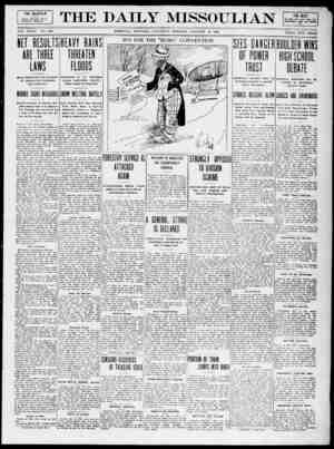 The Daily Missoulian Newspaper January 16, 1909 kapağı