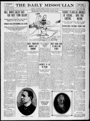 The Daily Missoulian Newspaper January 29, 1909 kapağı