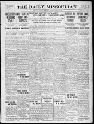 The Daily Missoulian Newspaper March 3, 1909 kapağı