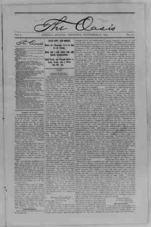 The Oasis Newspaper September 28, 1893 kapağı