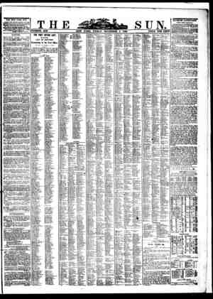 The Sun Newspaper November 4, 1859 kapağı