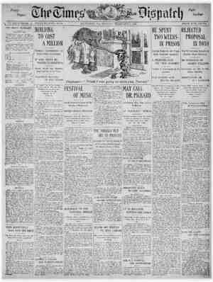 The Times Dispatch Newspaper February 1, 1903 kapağı