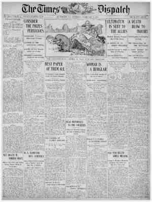 The Times Dispatch Newspaper February 3, 1903 kapağı