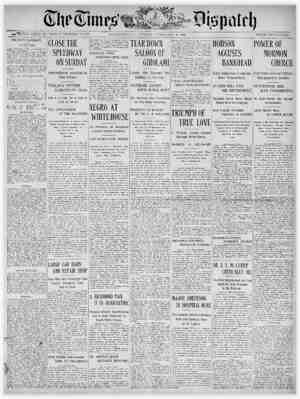 The Times Dispatch Newspaper February 6, 1903 kapağı