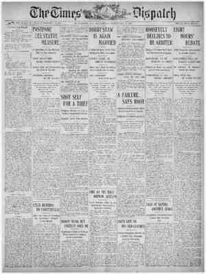 The Times Dispatch Newspaper February 7, 1903 kapağı