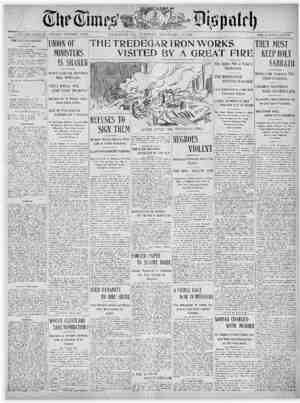 The Times Dispatch Newspaper February 10, 1903 kapağı