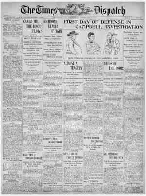 The Times Dispatch Newspaper February 11, 1903 kapağı