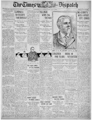 The Times Dispatch Newspaper February 13, 1903 kapağı