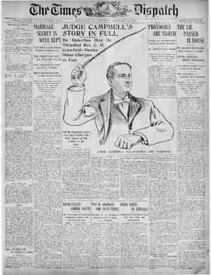 The Times Dispatch Newspaper February 14, 1903 kapağı