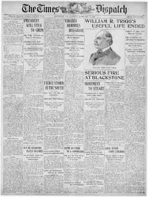 The Times Dispatch Newspaper February 17, 1903 kapağı