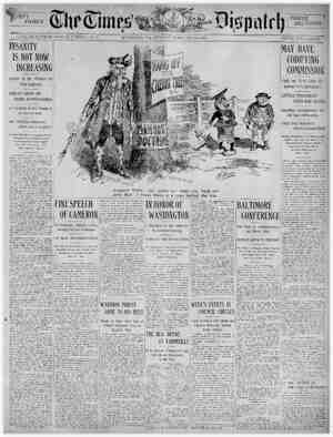 The Times Dispatch Newspaper February 22, 1903 kapağı