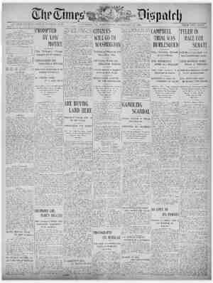 The Times Dispatch Newspaper February 25, 1903 kapağı