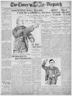 The Times Dispatch Newspaper February 27, 1903 kapağı