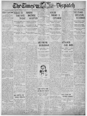 The Times Dispatch Newspaper March 12, 1903 kapağı