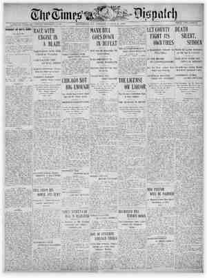 The Times Dispatch Newspaper March 20, 1903 kapağı
