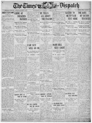 The Times Dispatch Newspaper March 24, 1903 kapağı