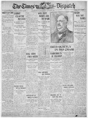The Times Dispatch Gazetesi March 25, 1903 kapağı