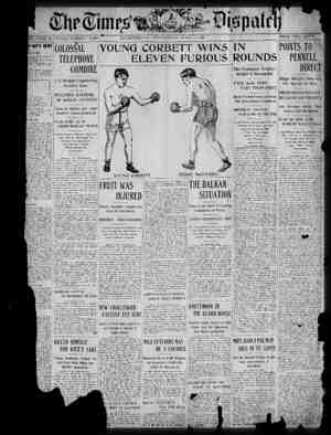 The Times Dispatch Newspaper April 1, 1903 kapağı