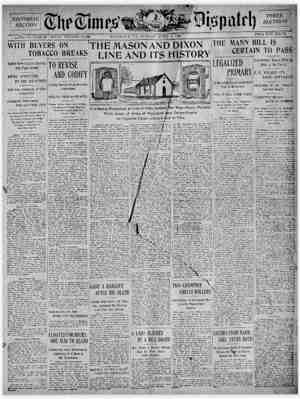 The Times Dispatch Newspaper April 5, 1903 kapağı