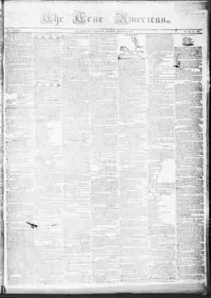 True American Gazetesi 22 Mart 1837 kapağı
