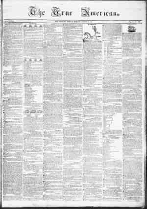 True American Newspaper March 27, 1837 kapağı