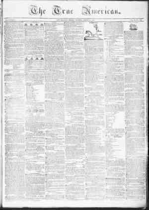 True American Gazetesi 31 Mart 1837 kapağı