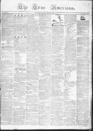 True American Gazetesi 3 Nisan 1837 kapağı