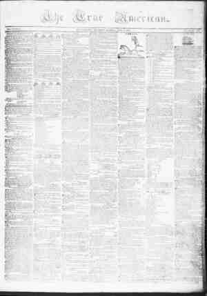 True American Gazetesi 6 Nisan 1837 kapağı
