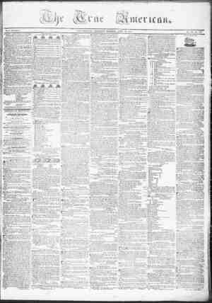 True American Newspaper April 20, 1837 kapağı