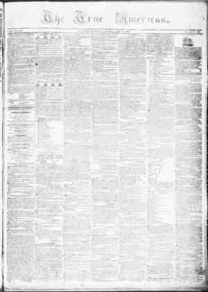 True American Newspaper April 24, 1837 kapağı