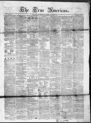 True American Gazetesi 7 Şubat 1838 kapağı