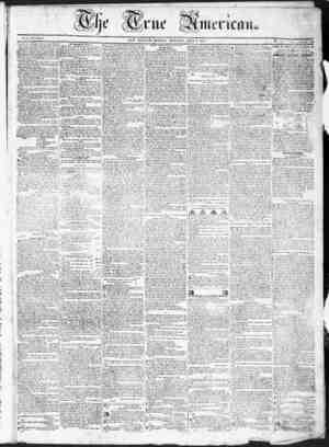 True American Gazetesi 9 Temmuz 1838 kapağı