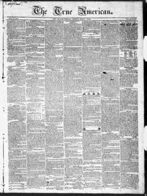 True American Newspaper August 30, 1838 kapağı