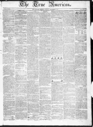True American Newspaper September 6, 1838 kapağı
