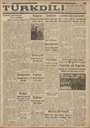 Türk Dili Gazetesi 12 Temmuz 1934 kapağı