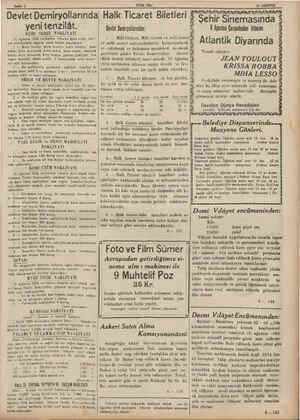  SST ĞT Sayla: 3 Devlet Demiryollarında Halk Ticaret Biletleri . . yeni tenzilât. KURU SEBZE NAKLİYATI 15 Ağustos 1934...
