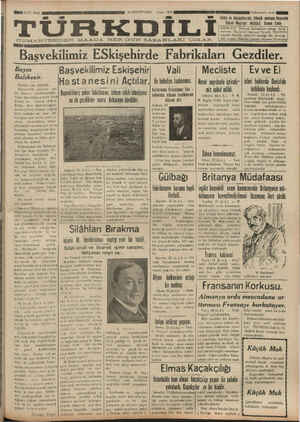 Türk Dili Gazetesi 23 Kasım 1934 kapağı